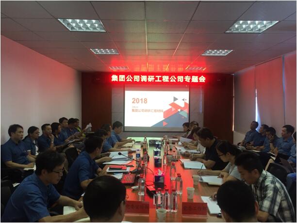 集团公司领导调研工程公司