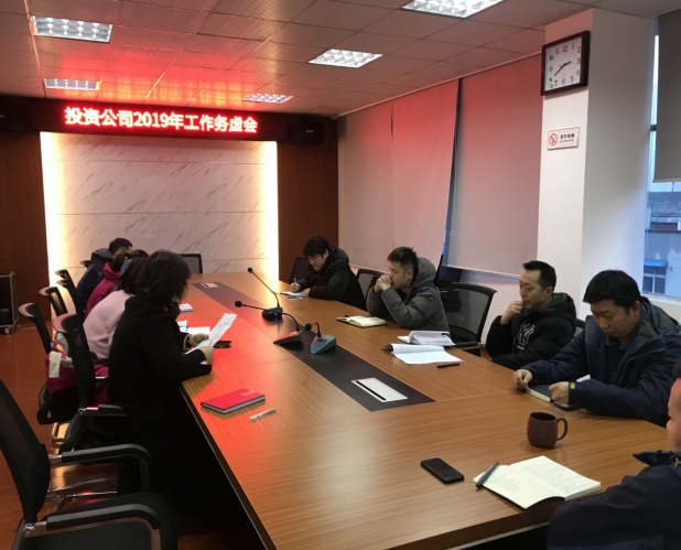 集思广益 共谋新篇章 --投资公司召开2019年工作务虚会