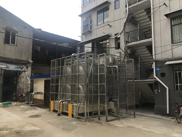 法院小区等6处二次供水设施改造完工通水,下一步将移交供水企业统一管理