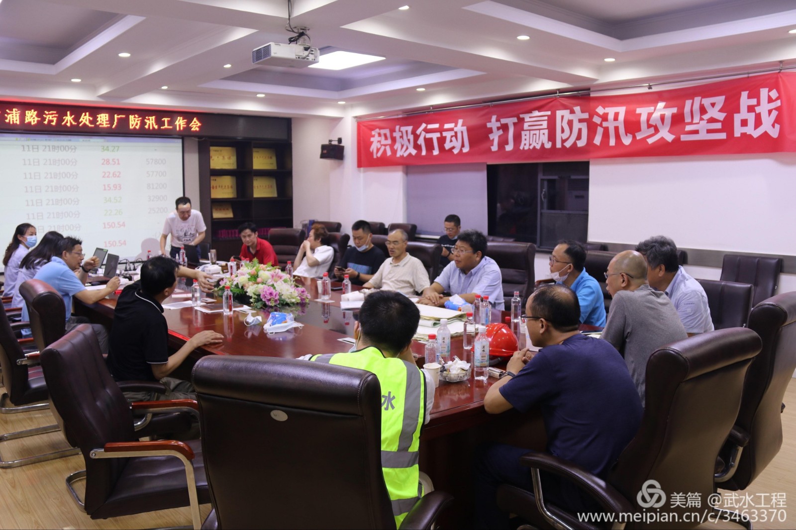 工程公司全力投入黄浦路污水处理厂防汛应急抢险任务