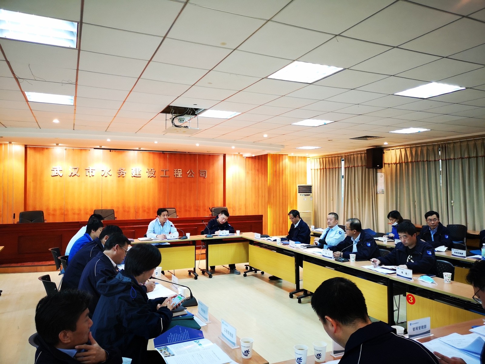 集团公司总经理周强一行调研工程公司